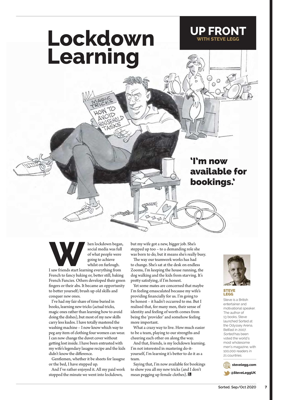 Sorted Magazine – The men's mag with morals Preview Pages