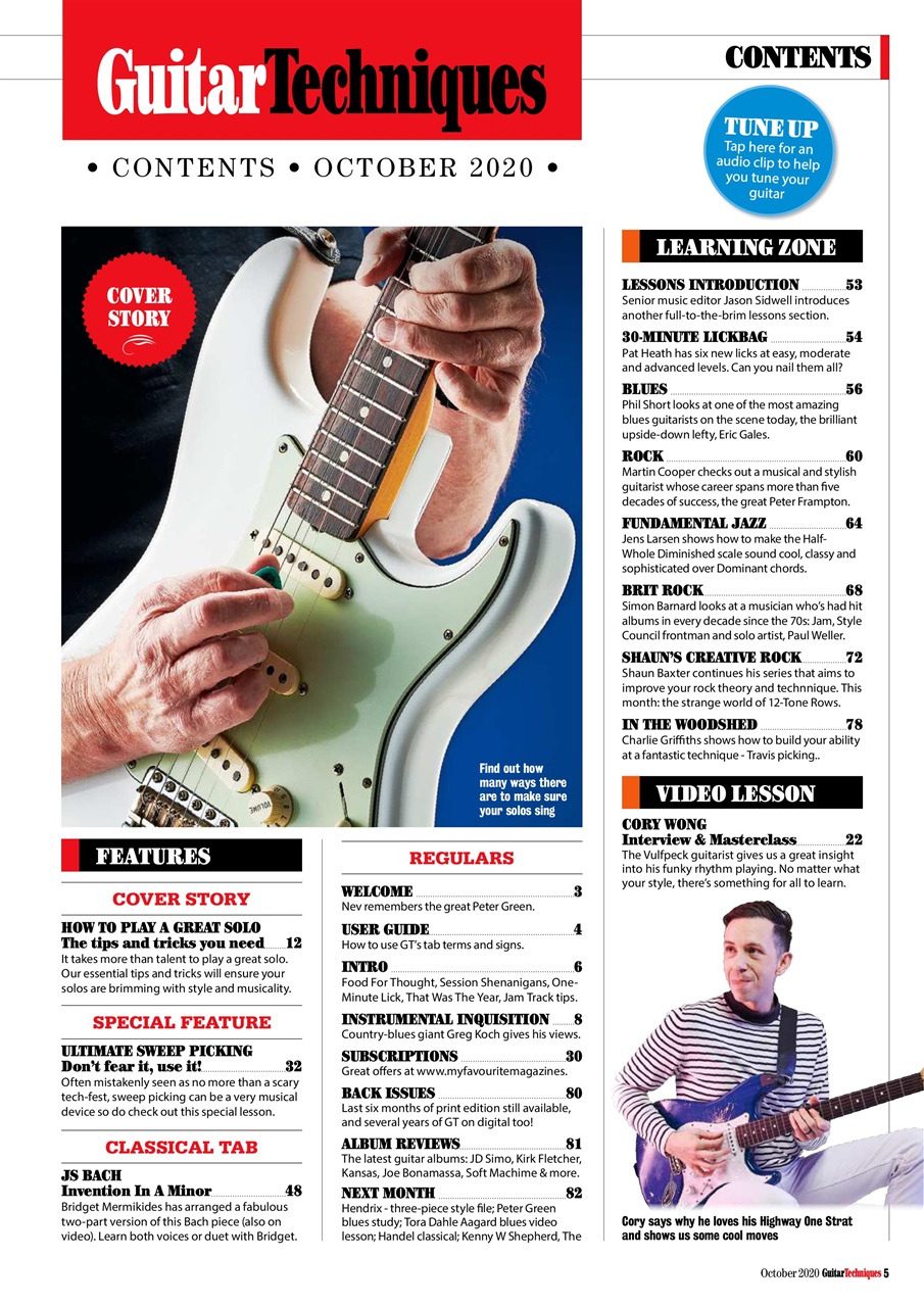 Guitar Techniques Preview Pages