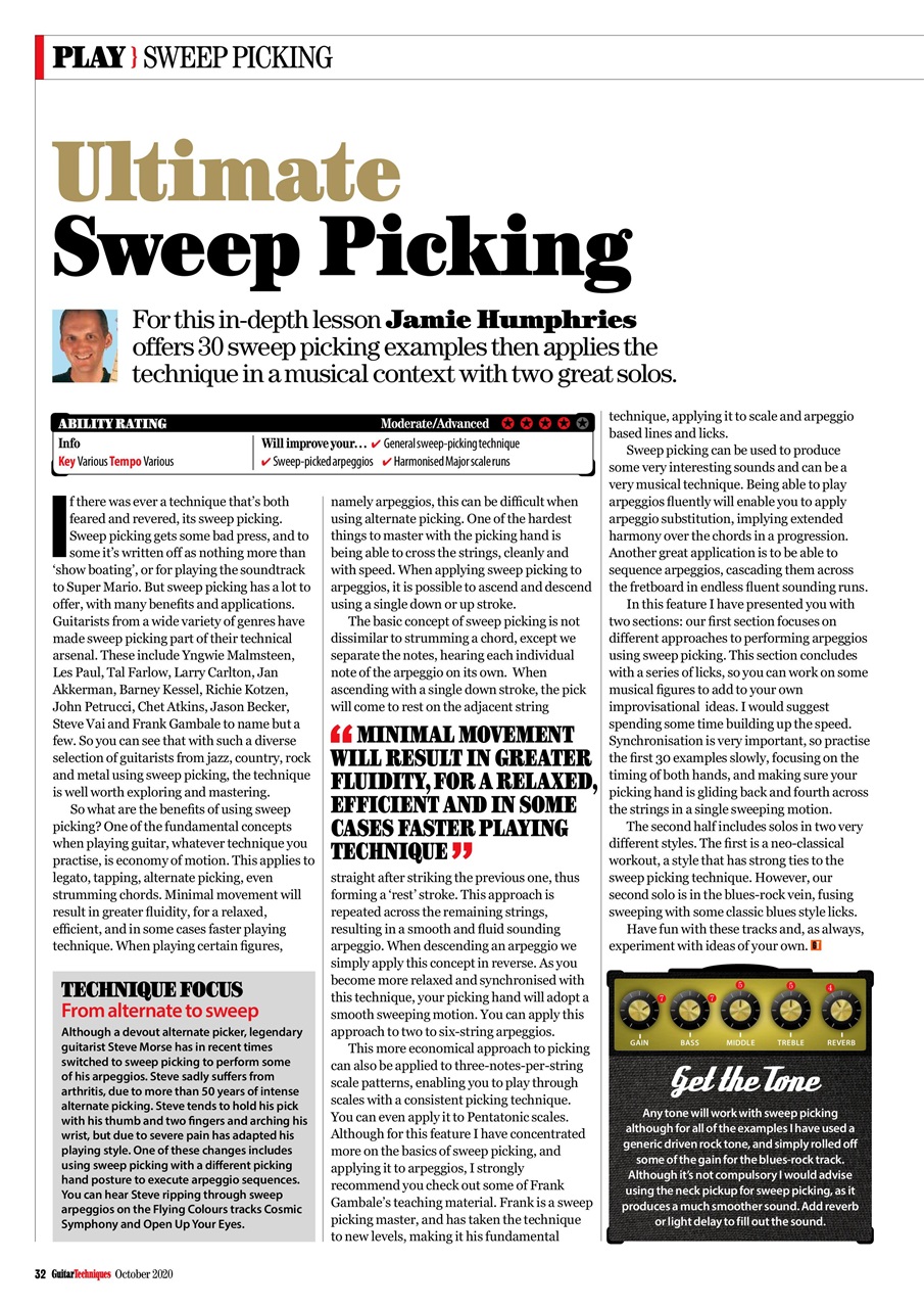 Guitar Techniques Preview Pages