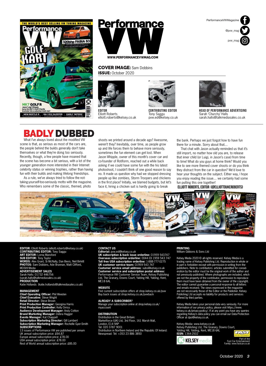 Performance VW Preview Pages