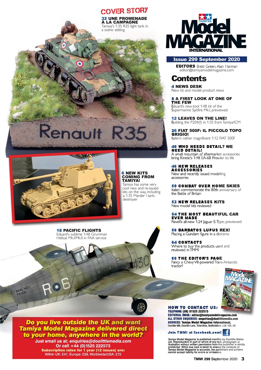 Tamiya Model Magazine Preview Pages