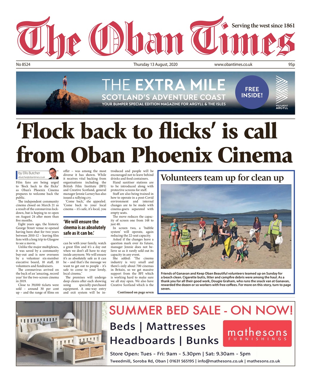 The Oban Times & Lochaber Times Preview Pages