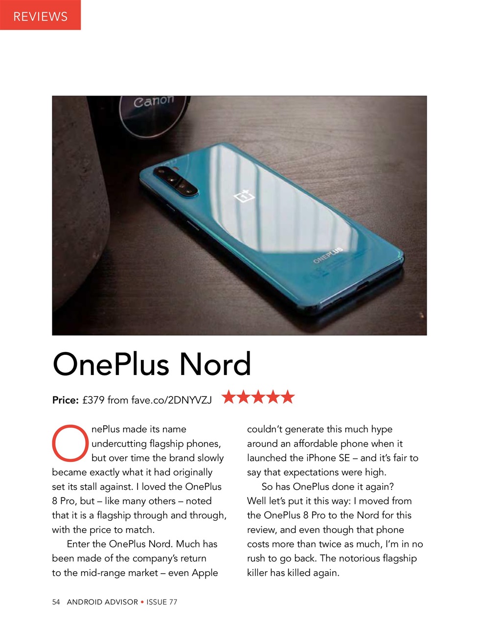 Android Advisor Preview Pages