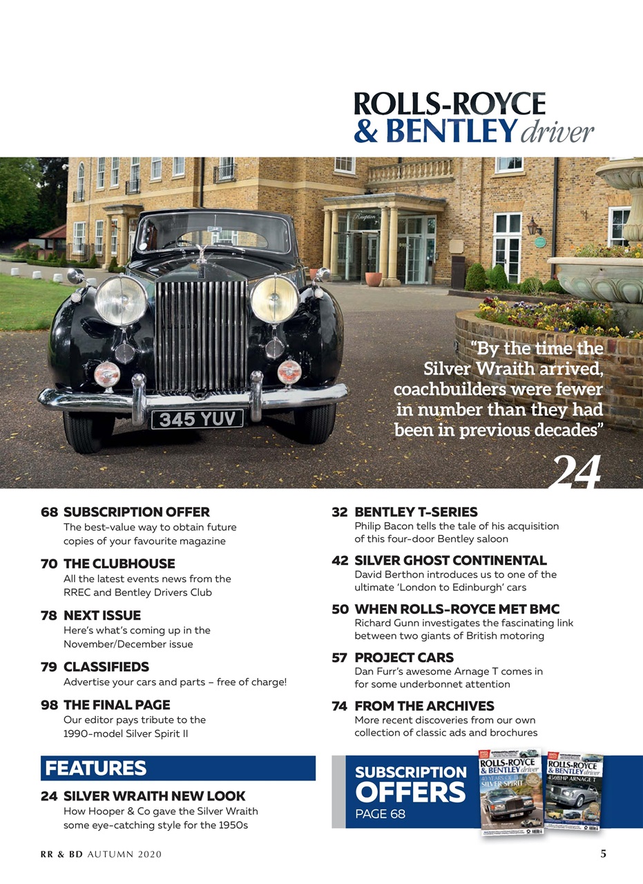 Rolls-Royce & Bentley Driver Preview Pages