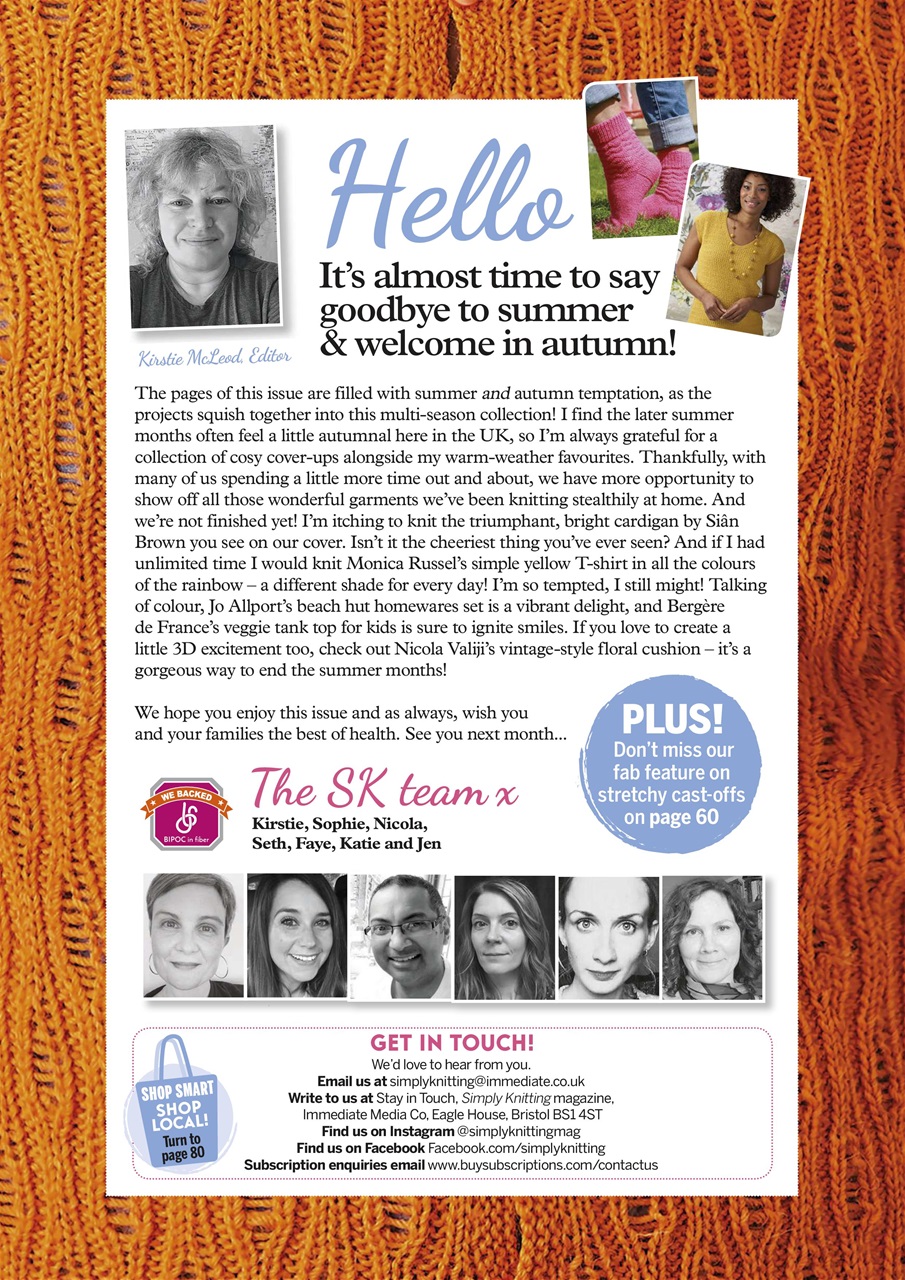 Simply Knitting Preview Pages