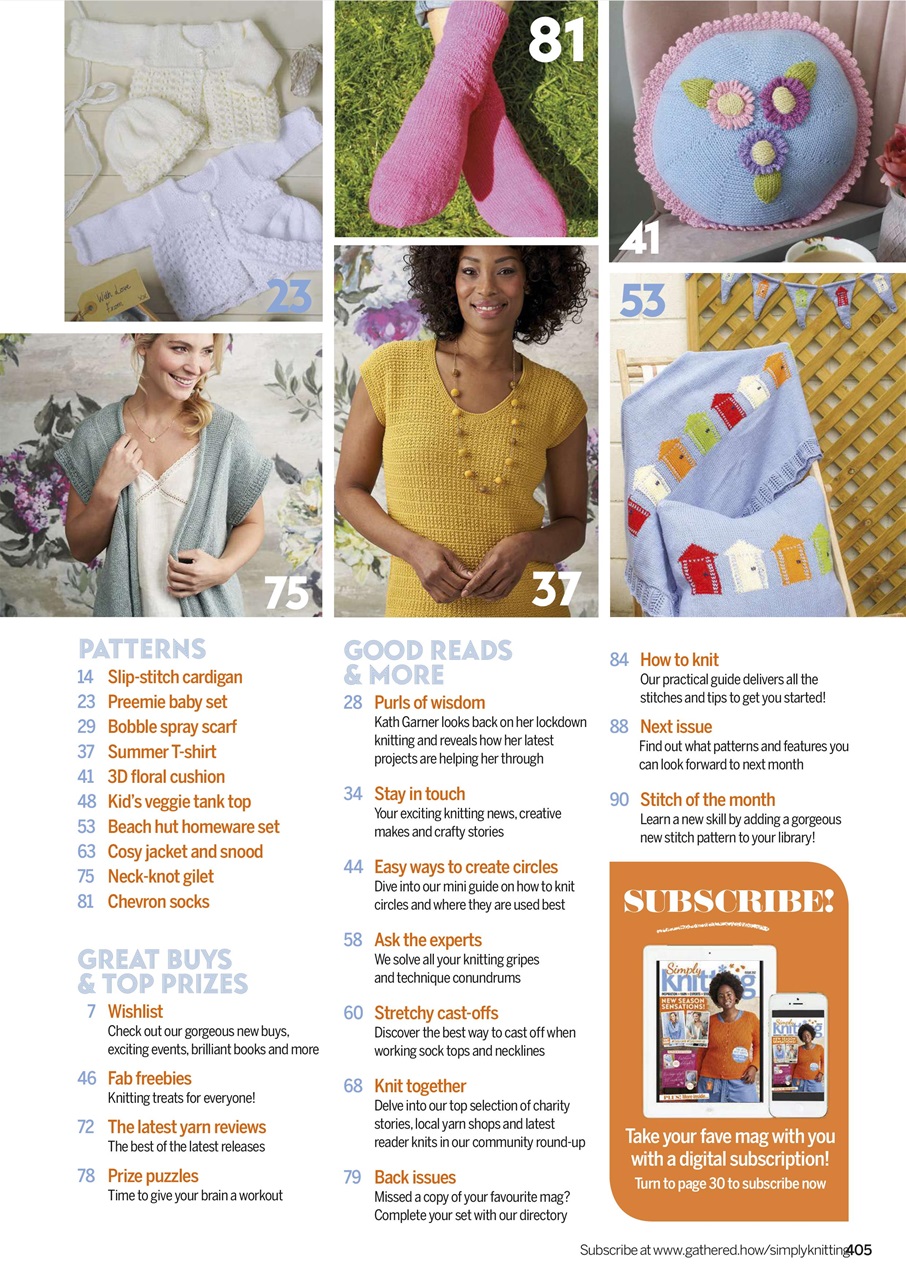 Simply Knitting Preview Pages