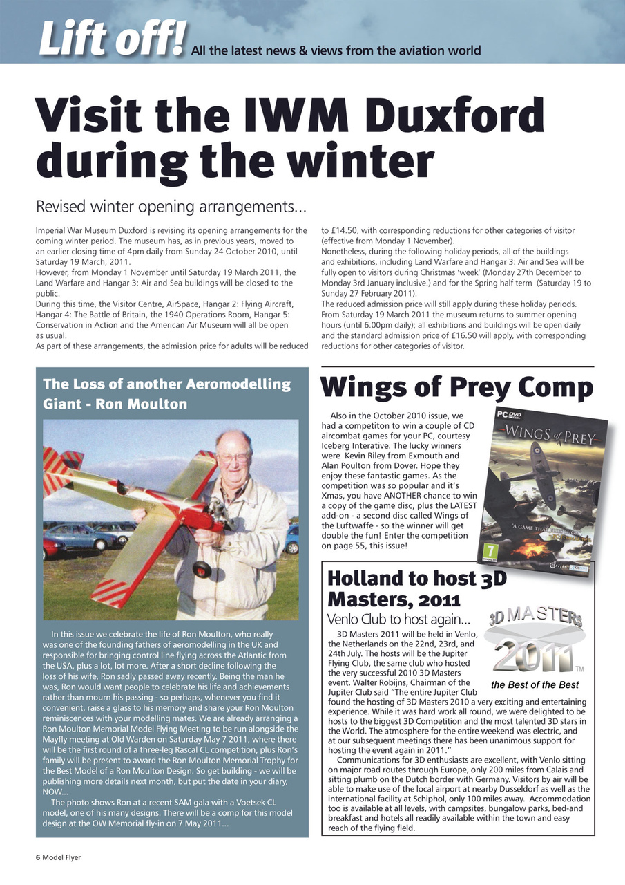 Radio Control Model Flyer Preview Pages