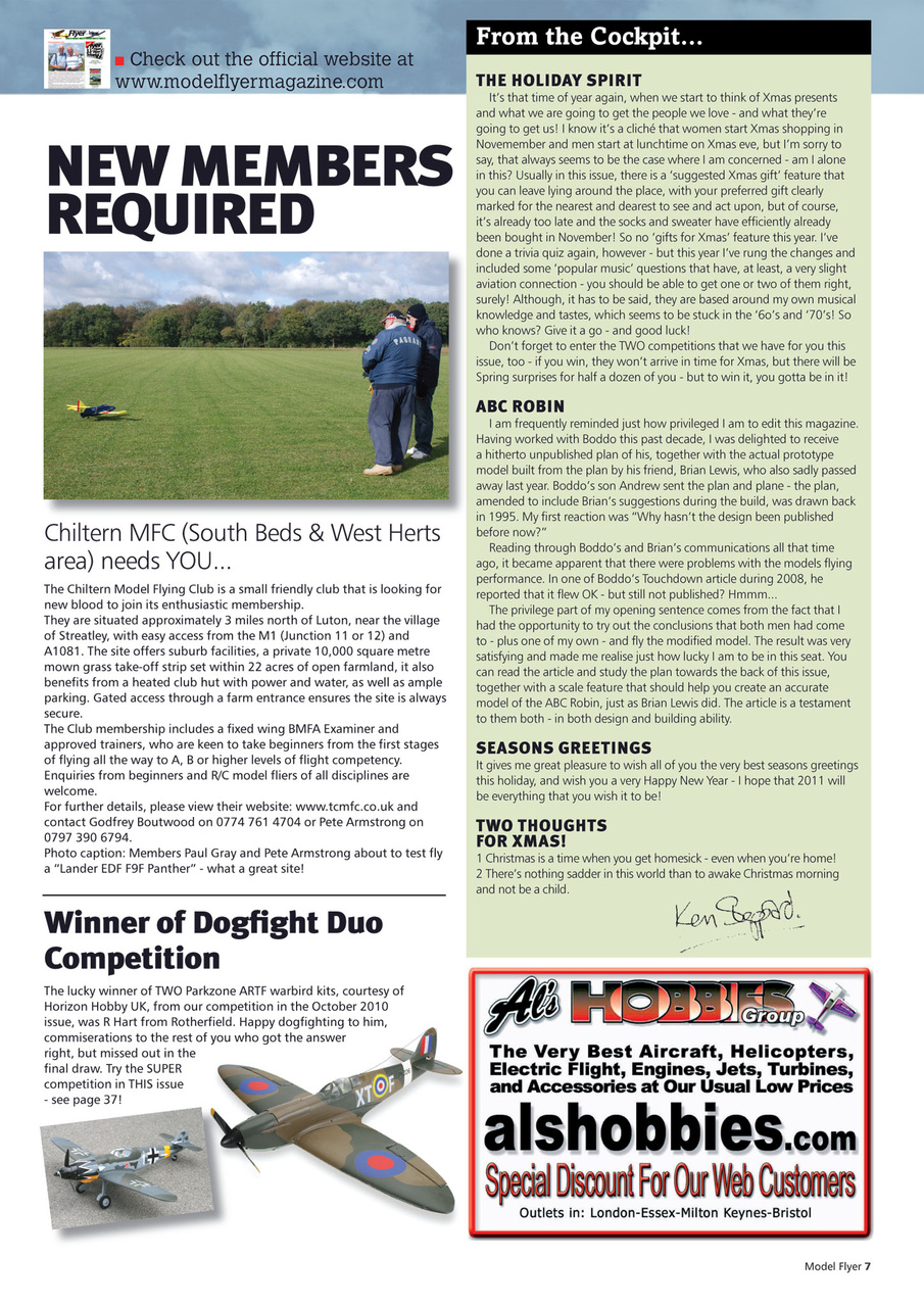 Radio Control Model Flyer Preview Pages