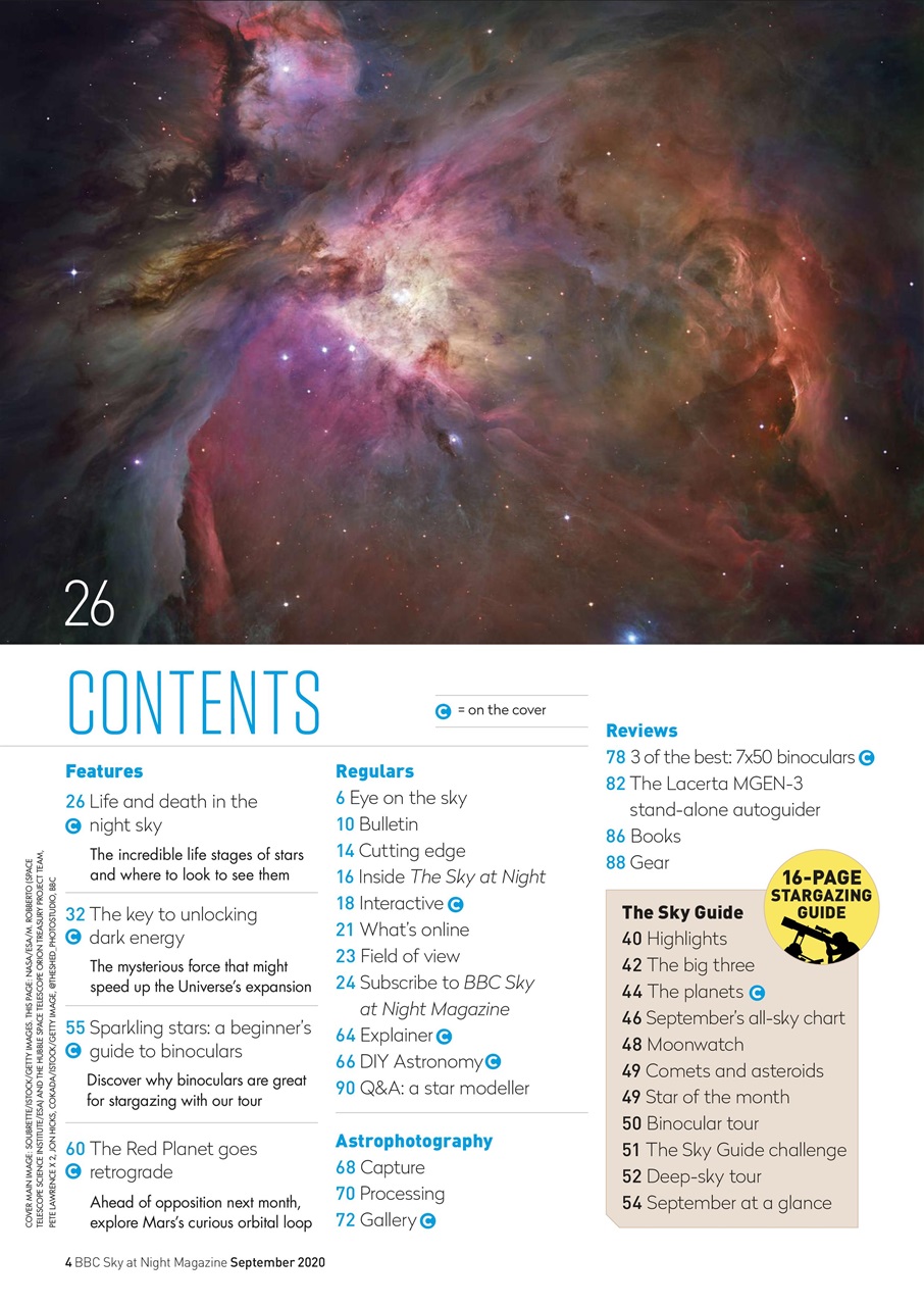 BBC Sky at Night Magazine Preview Pages