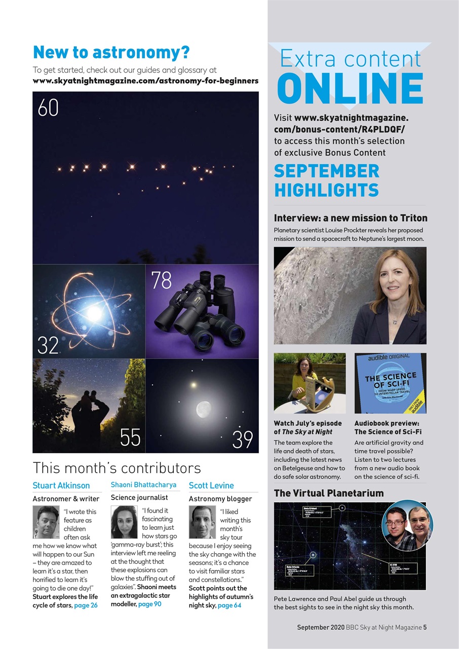 BBC Sky at Night Magazine Preview Pages