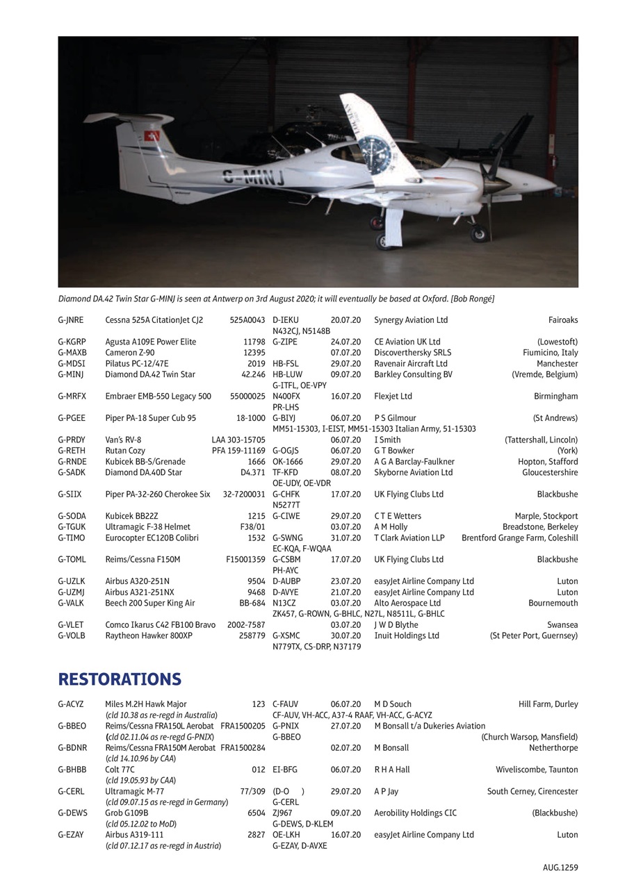 Air Britain News Preview Pages