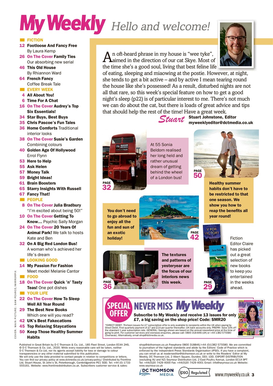 My Weekly Preview Pages