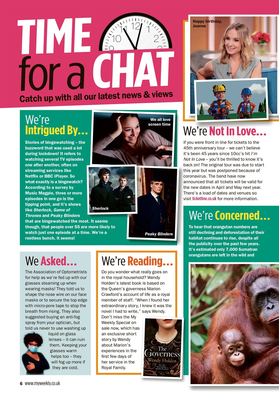 My Weekly Preview Pages