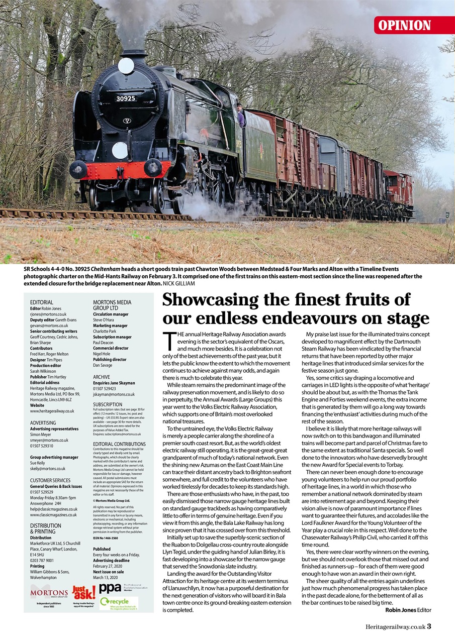 Heritage Railway Preview Pages