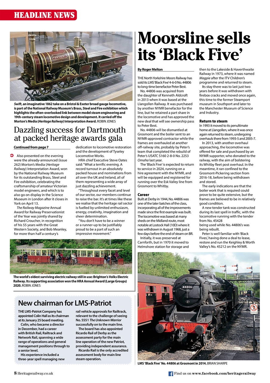 Heritage Railway Preview Pages