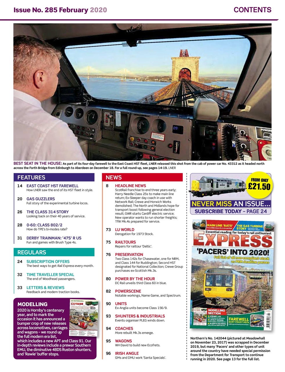Rail Express Preview Pages