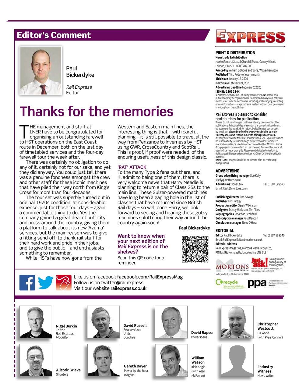 Rail Express Preview Pages