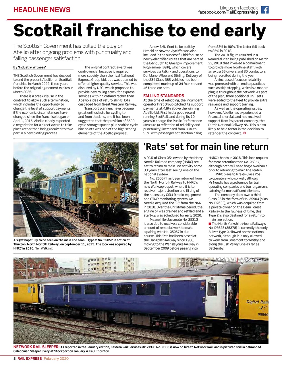 Rail Express Preview Pages