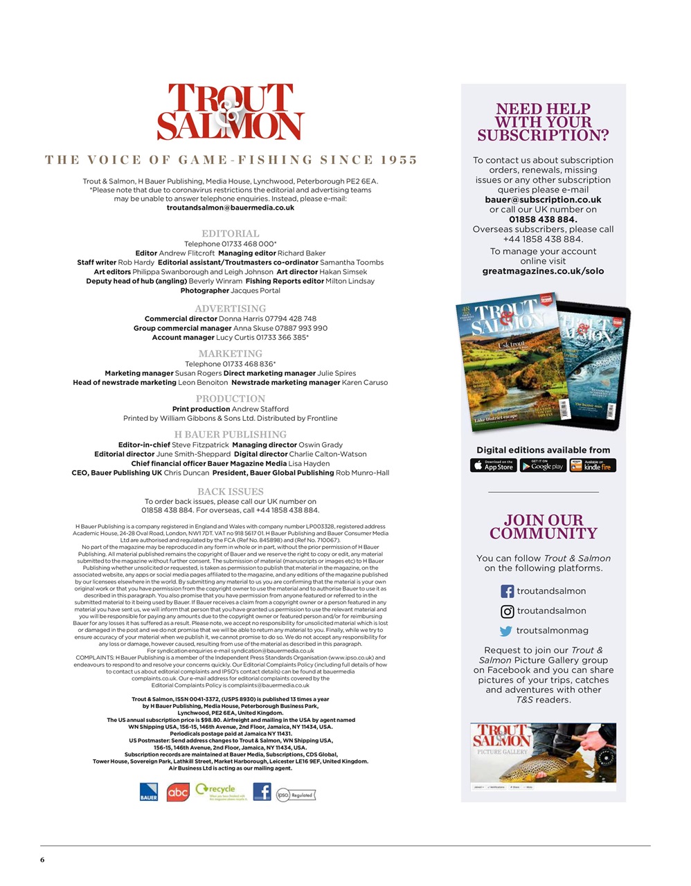 Trout & Salmon Preview Pages