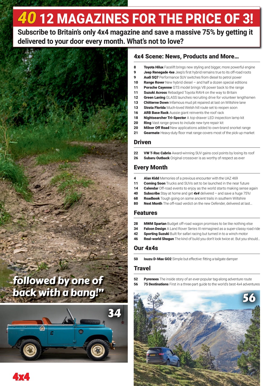 Overlander 4X4 Preview Pages