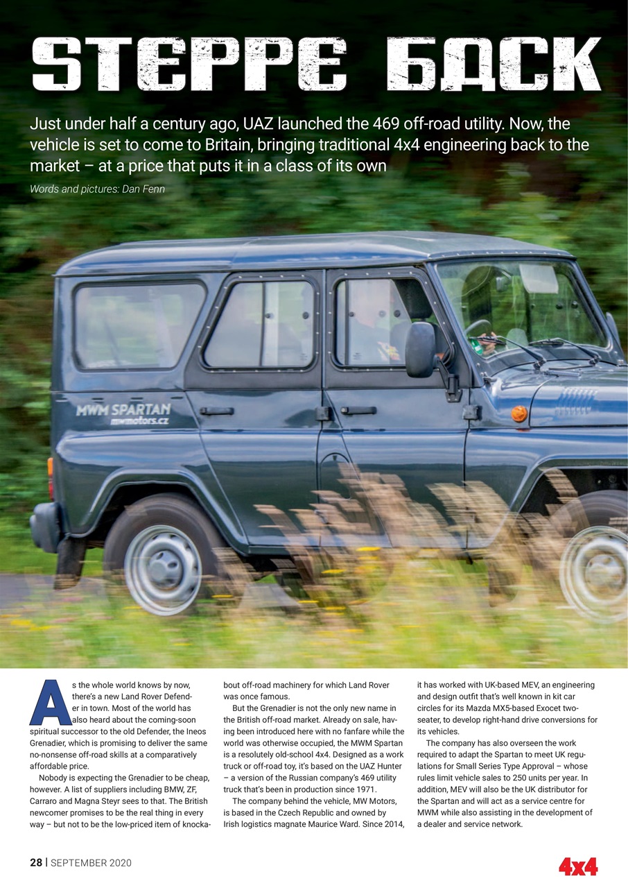 Overlander 4X4 Preview Pages