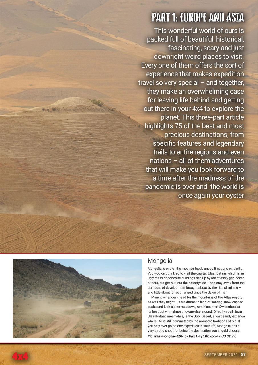 Overlander 4X4 Preview Pages