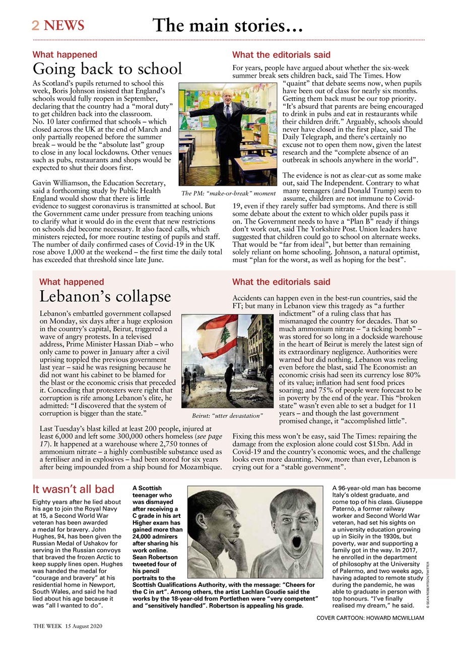 The Week Preview Pages