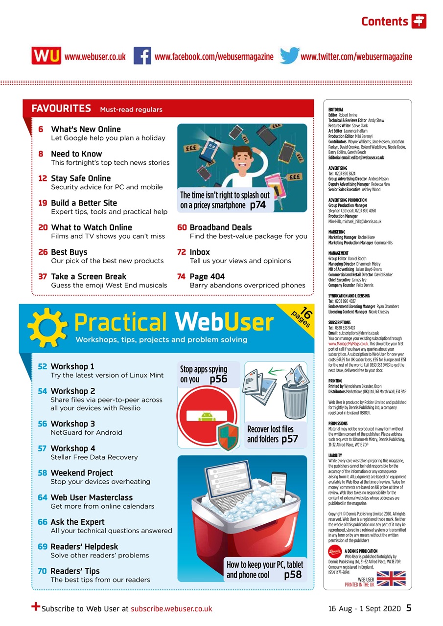 Webuser Preview Pages