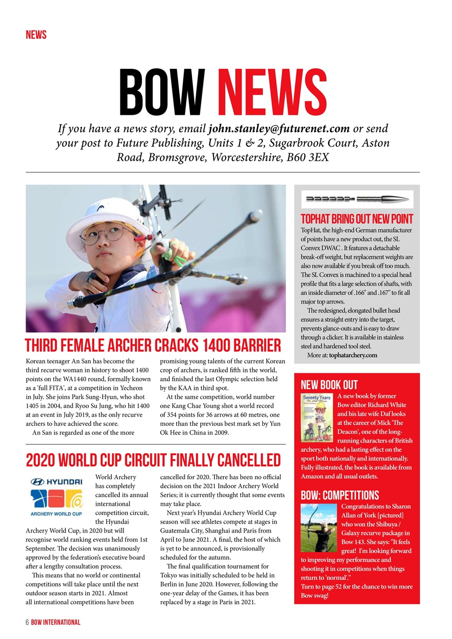 Bow International Preview Pages