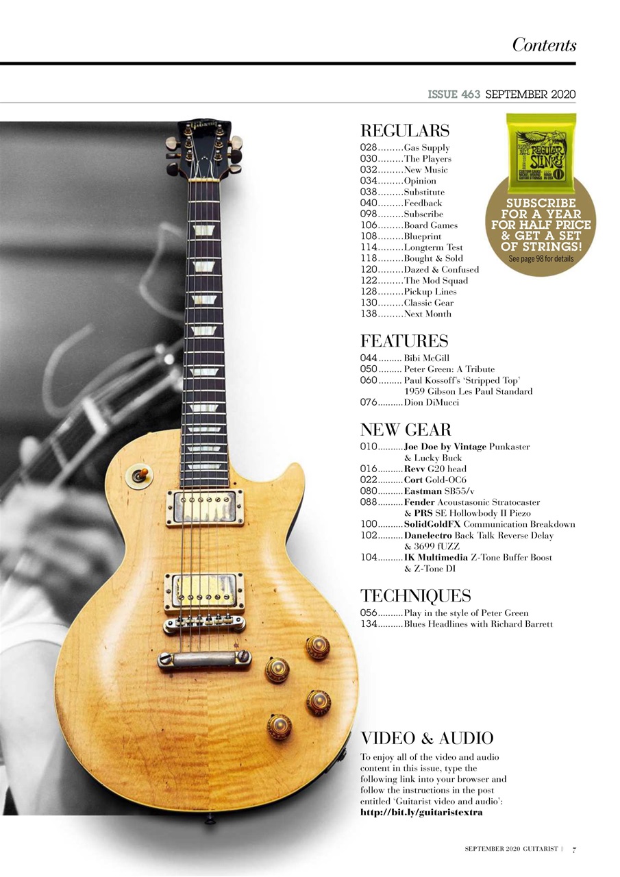 Guitarist Preview Pages