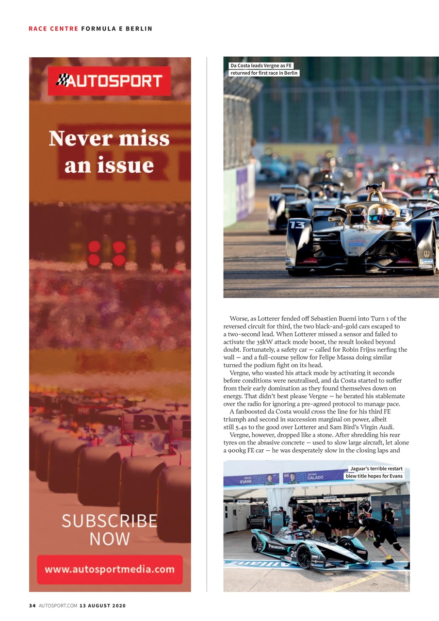 Autosport Preview Pages