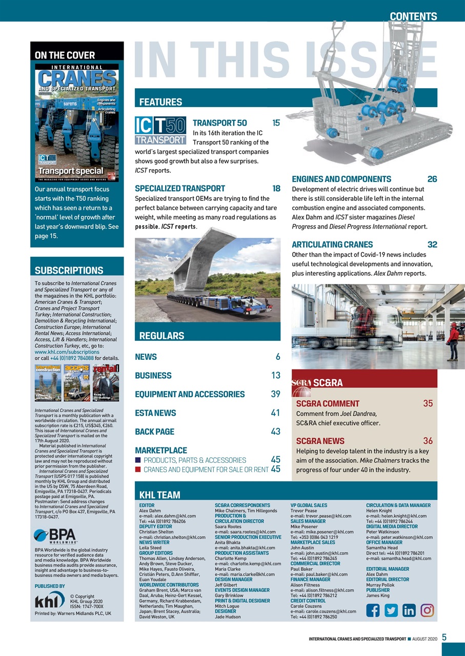 Int. Cranes and Specialized Transp Preview Pages