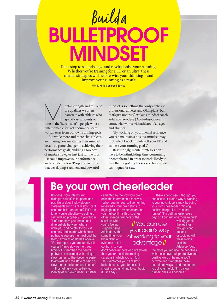 Women’s Running Preview Pages