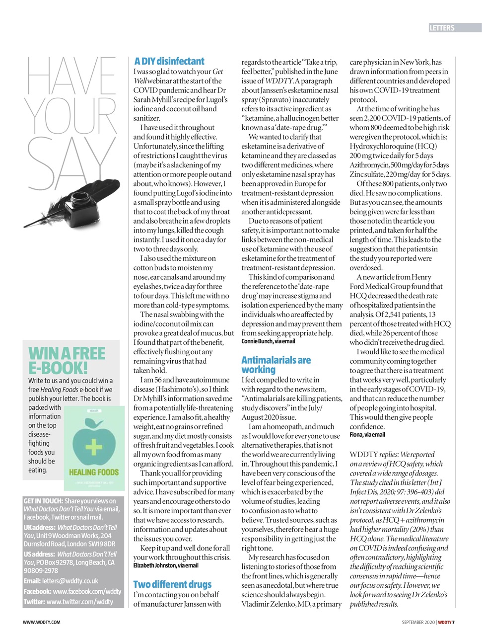 What Doctors Don't Tell You Preview Pages