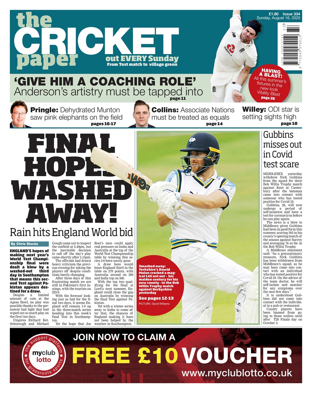 The Cricket Paper Preview Pages