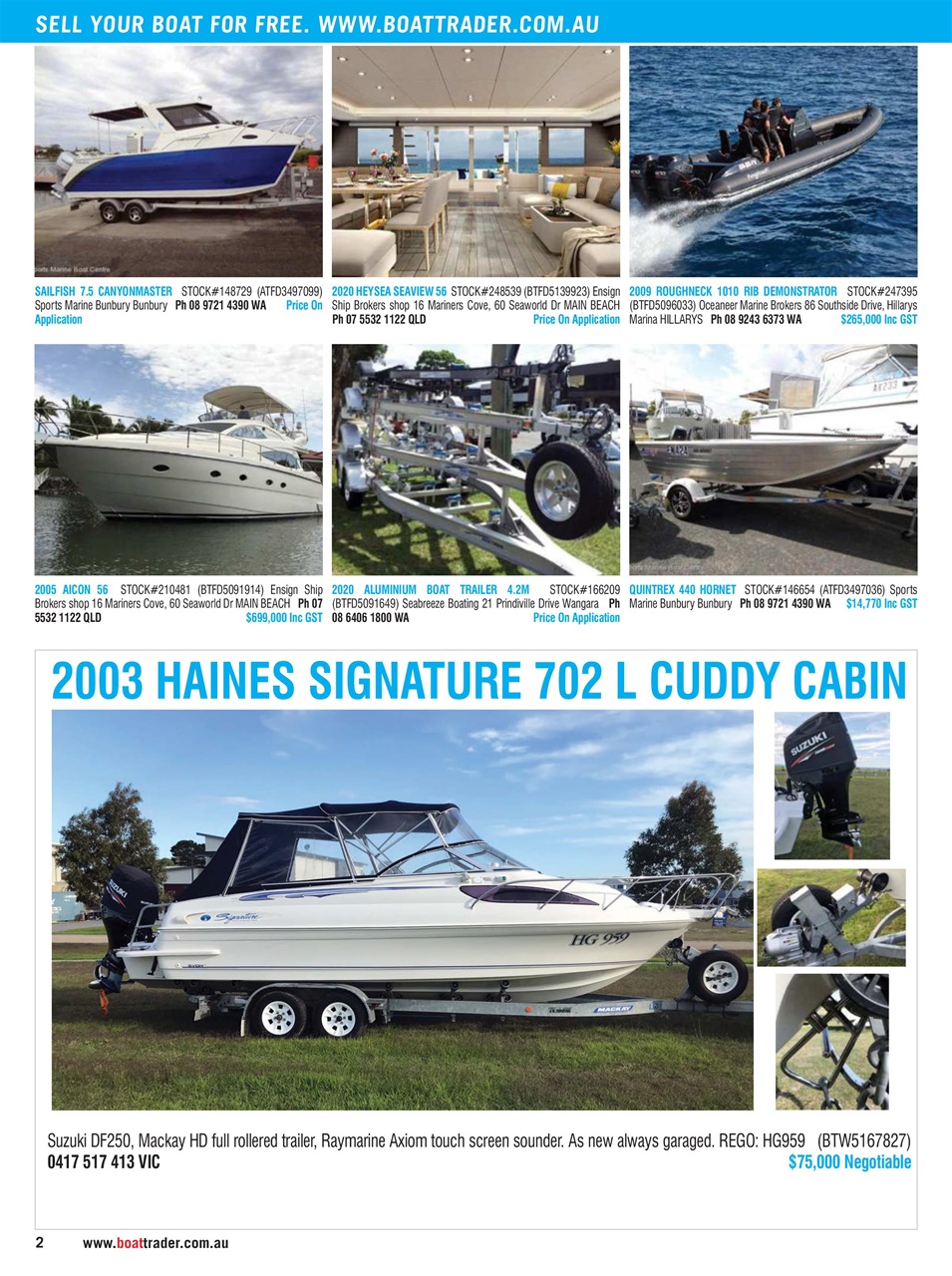 Boat Trader Australia Preview Pages
