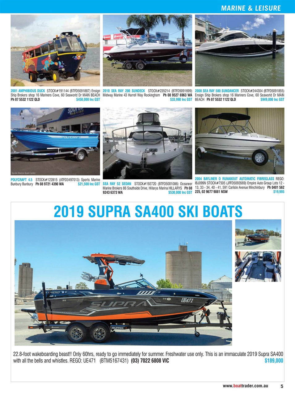 Boat Trader Australia Preview Pages