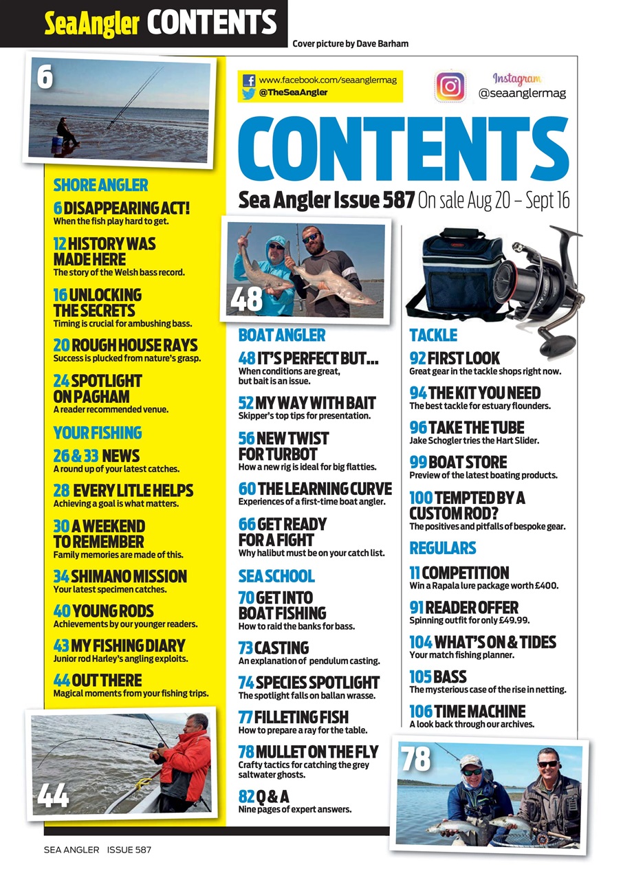 Sea Angler Preview Pages