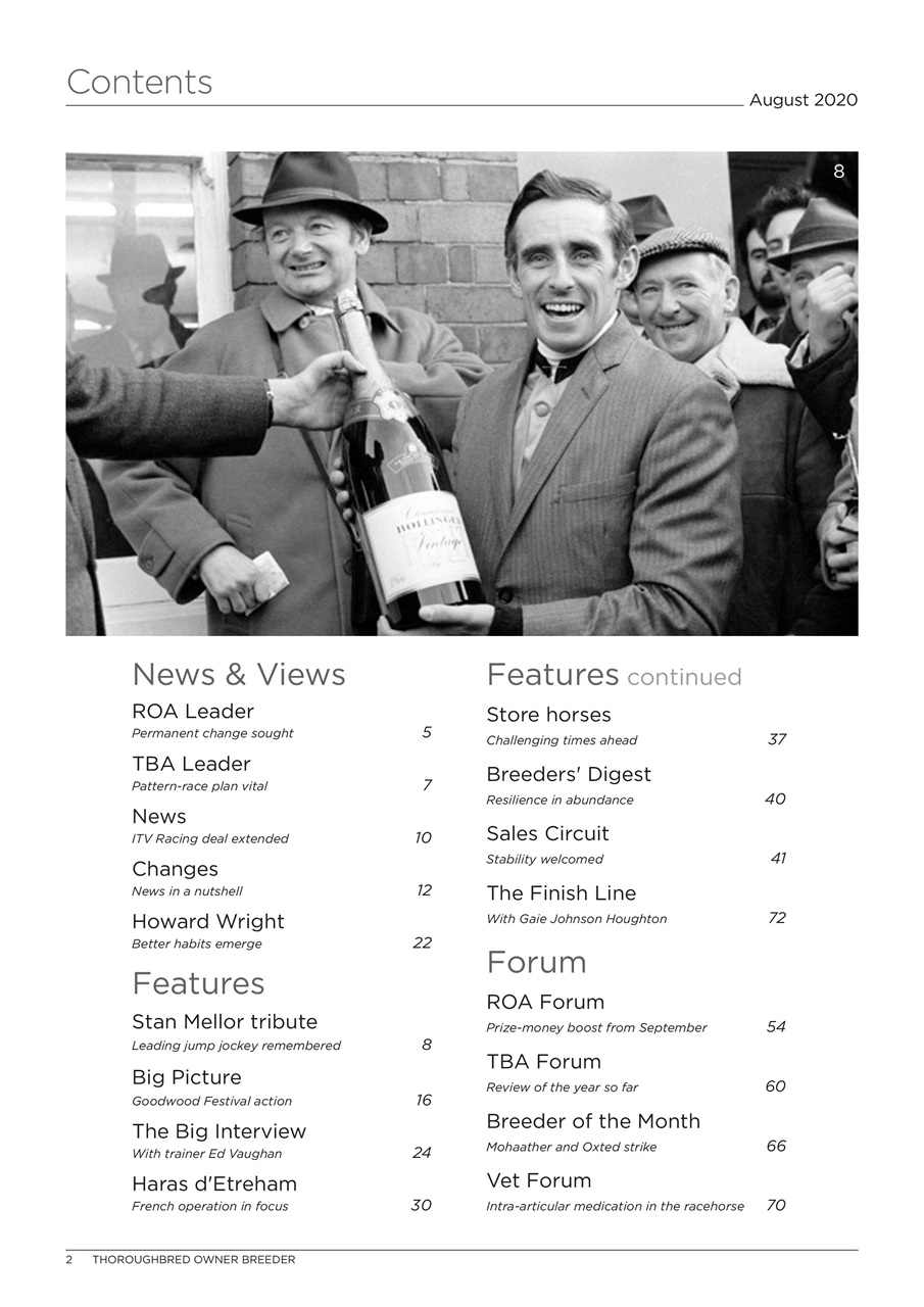 The Owner Breeder Preview Pages