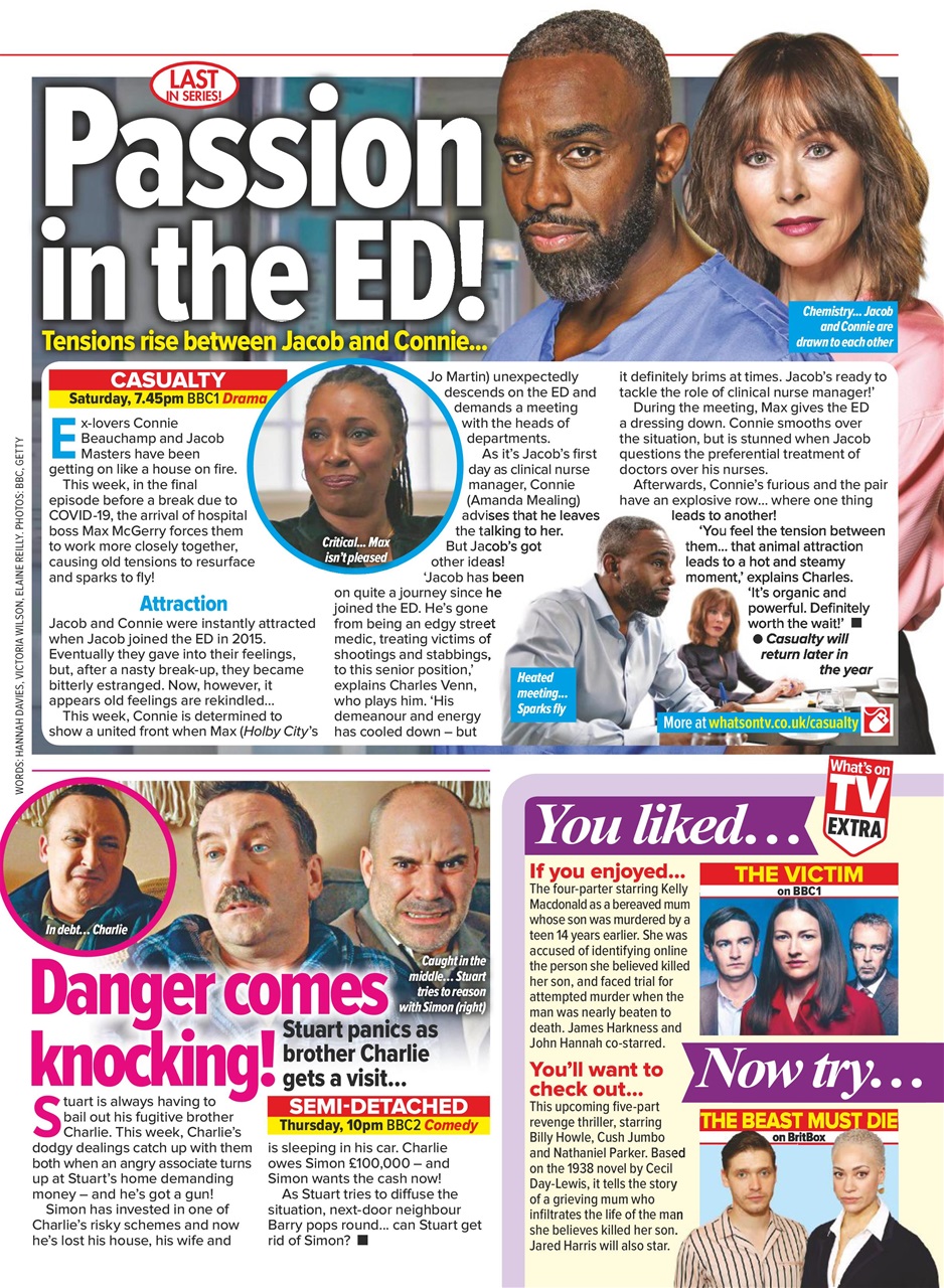 What's on TV Preview Pages