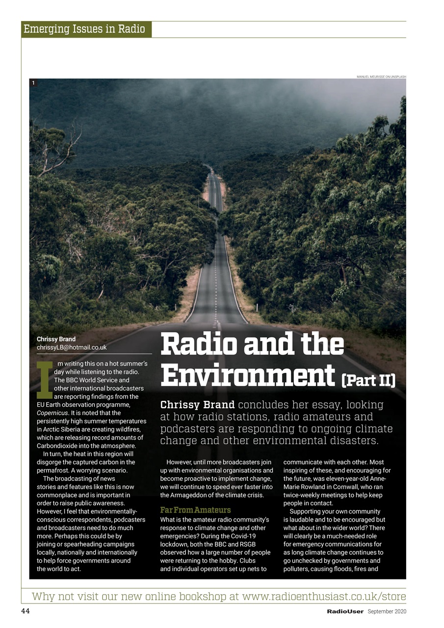 Radio User Preview Pages