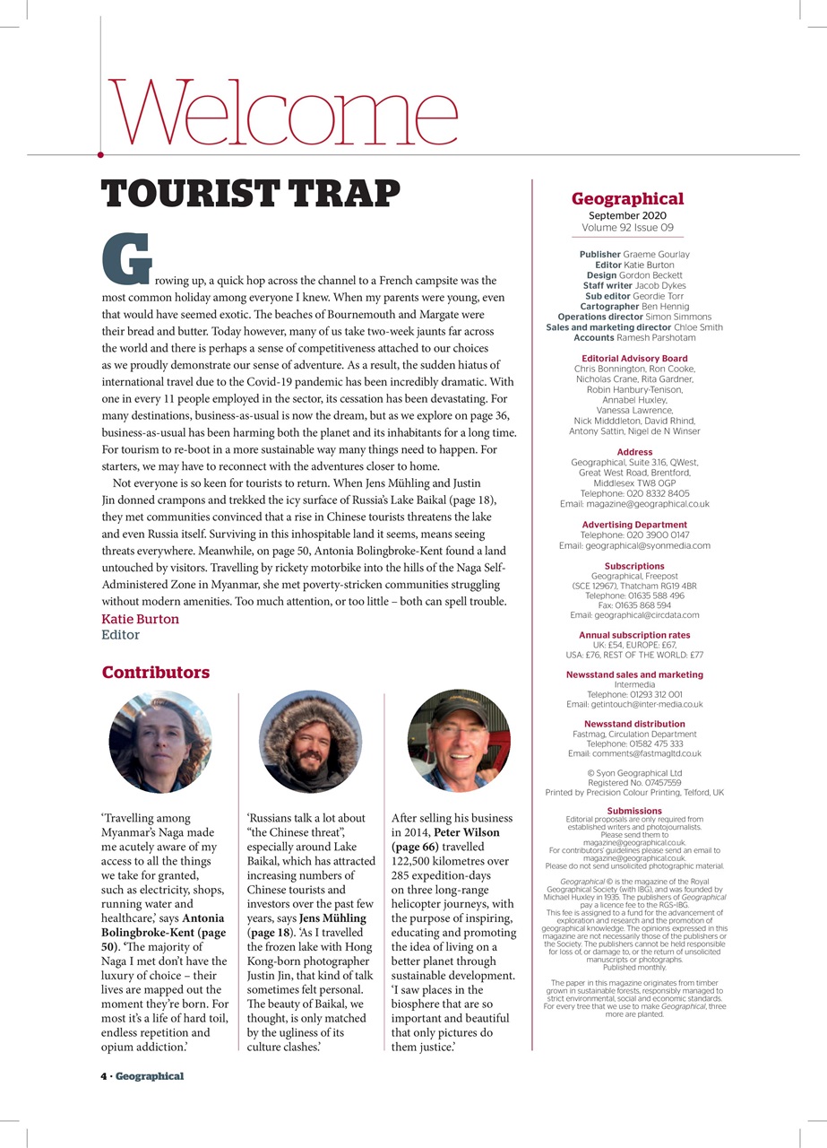 Geographical Preview Pages