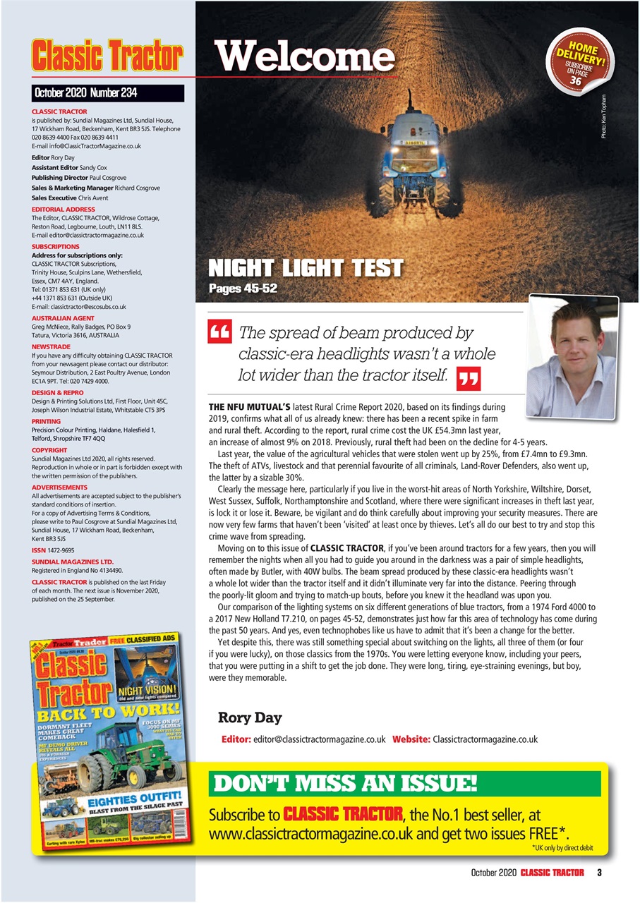 Classic Tractor Preview Pages