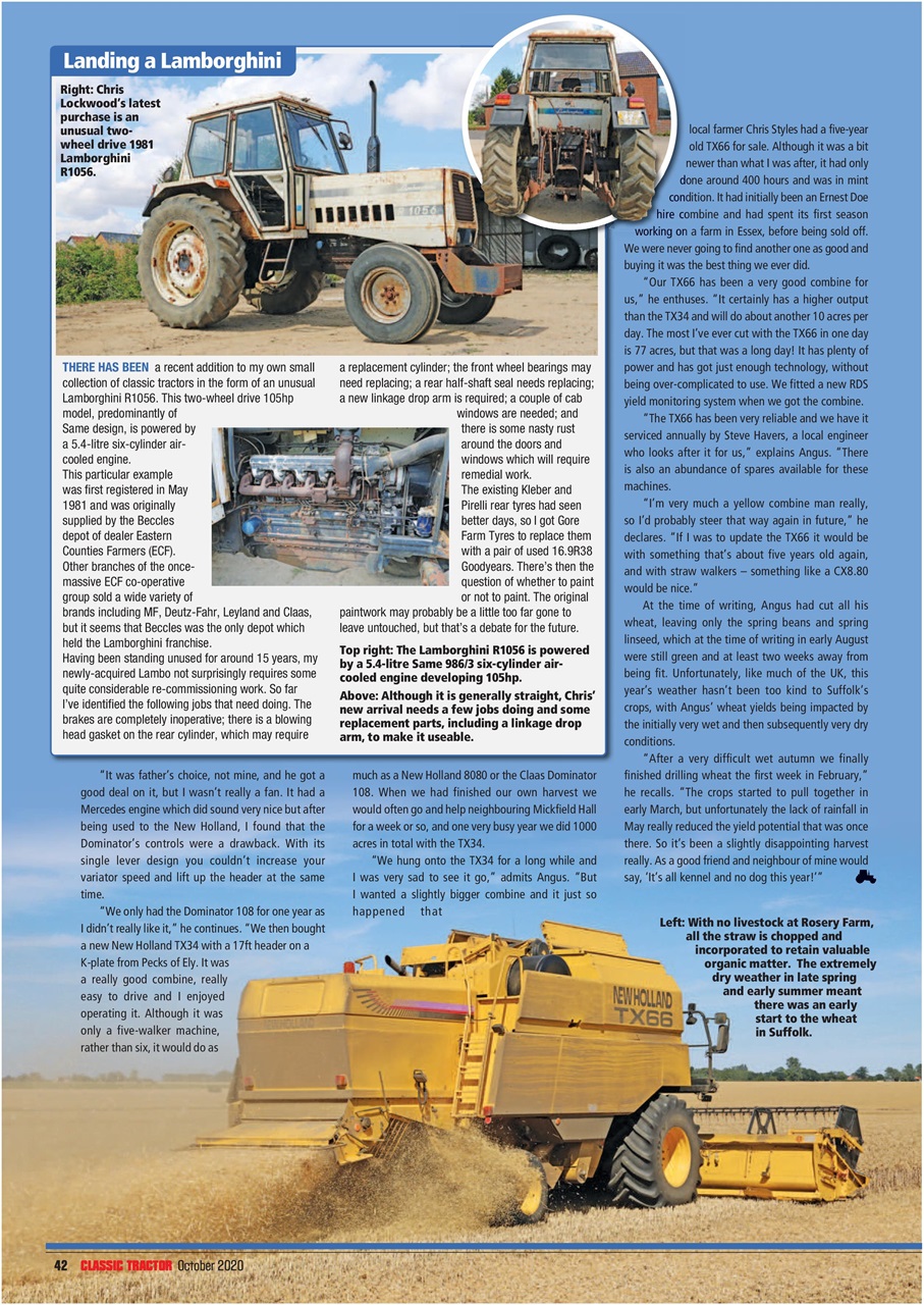 Classic Tractor Preview Pages