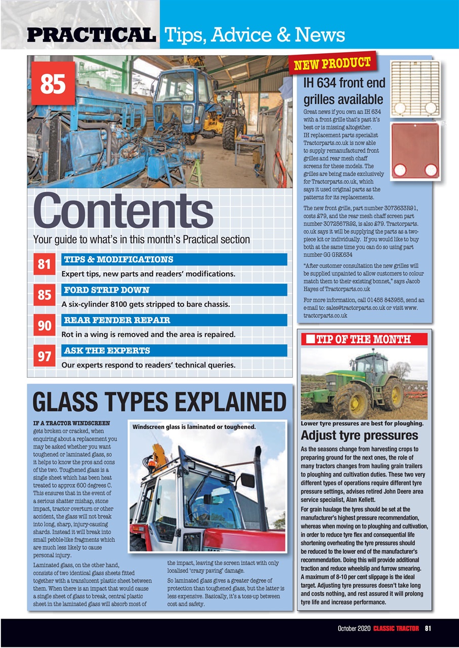 Classic Tractor Preview Pages