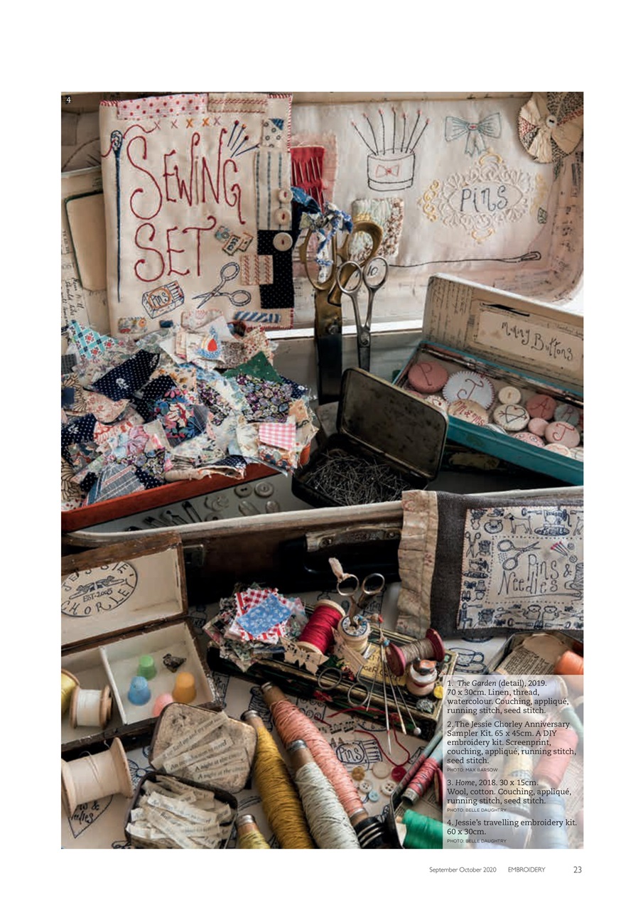 Embroidery Magazine Preview Pages