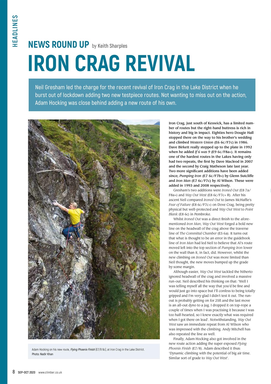 Climber Preview Pages