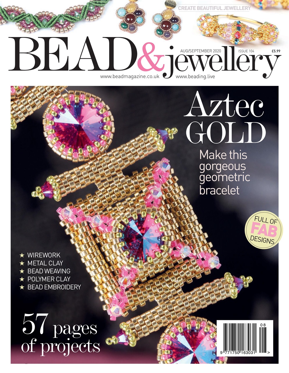 Bead & Jewellery Magazine Preview Pages