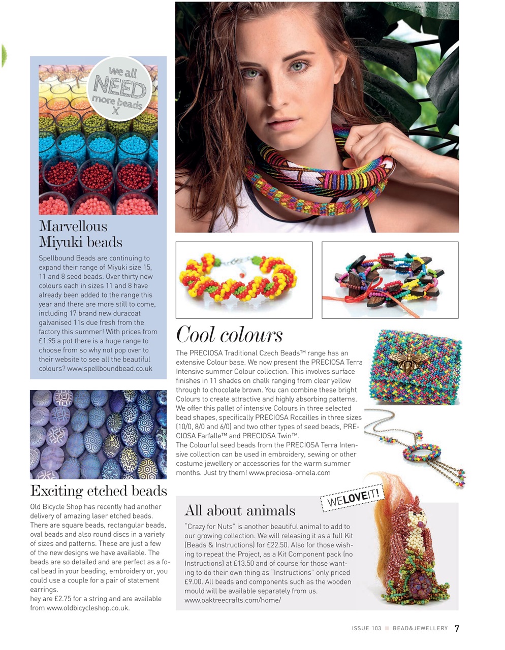 Bead & Jewellery Magazine Preview Pages