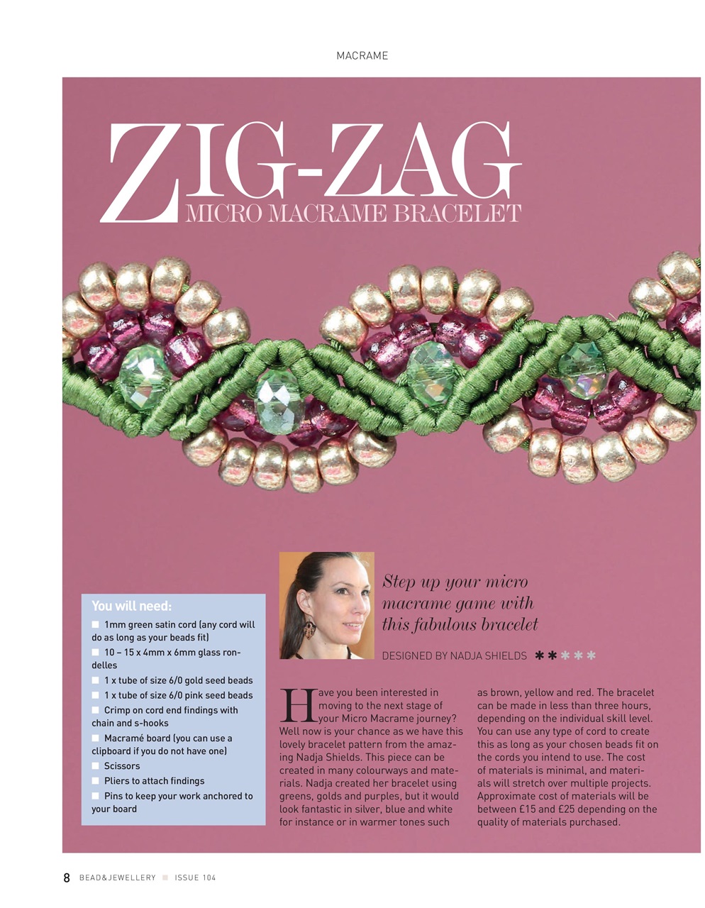 Bead & Jewellery Magazine Preview Pages